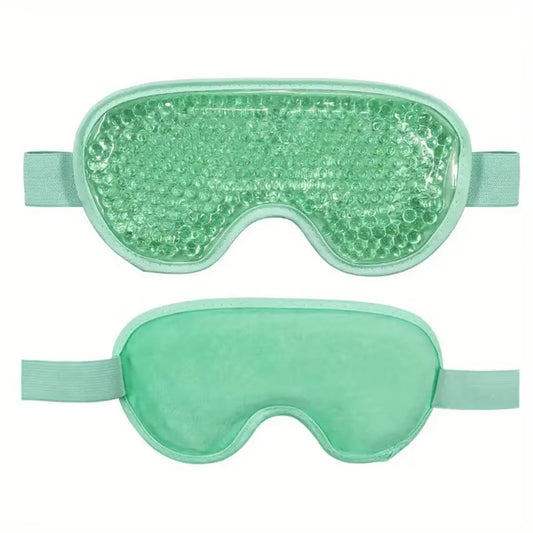 Gel Eye Mask Reusable Beads for Hot & Cold Therapy Soothing Relaxing Beauty Gel Eye Mask Sleeping Ice Goggles Sleeping Mask